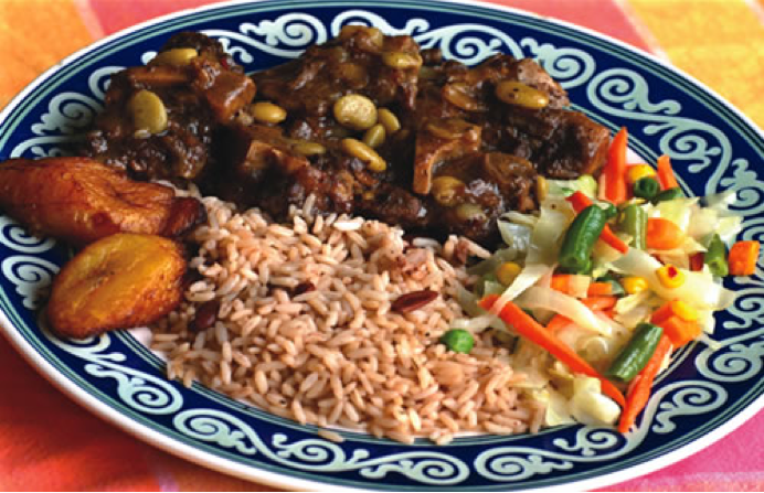 Stewed Oxtails with Dumplings