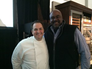 Chef Rick Tramanto and me.